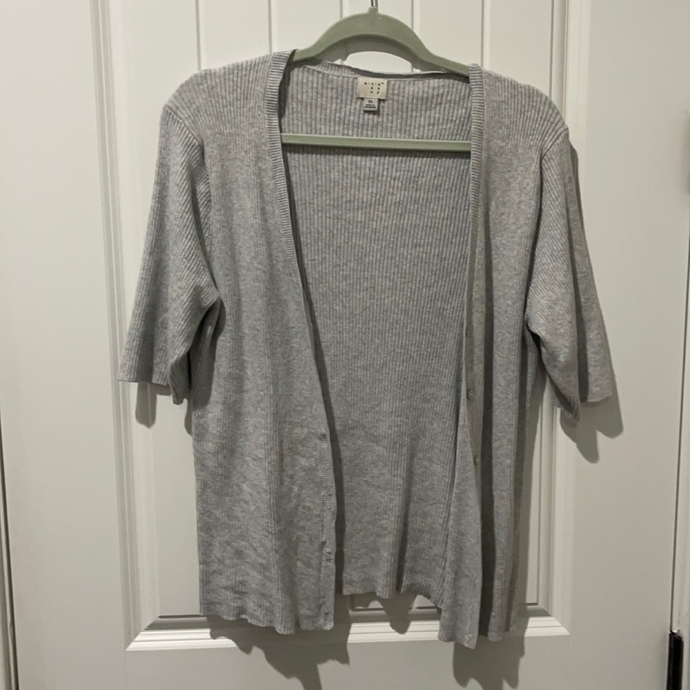 A New Day button up short sleeve cardigan